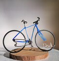 Gift for cyclists. Fathers Day personalised bicycle keepsake and sculpture.