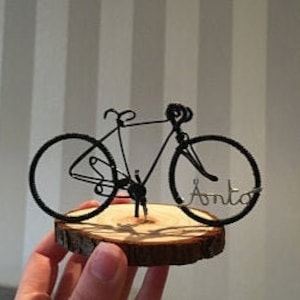 Gift for cyclists, Fathers Day Gift. Bicycle Gift. Black