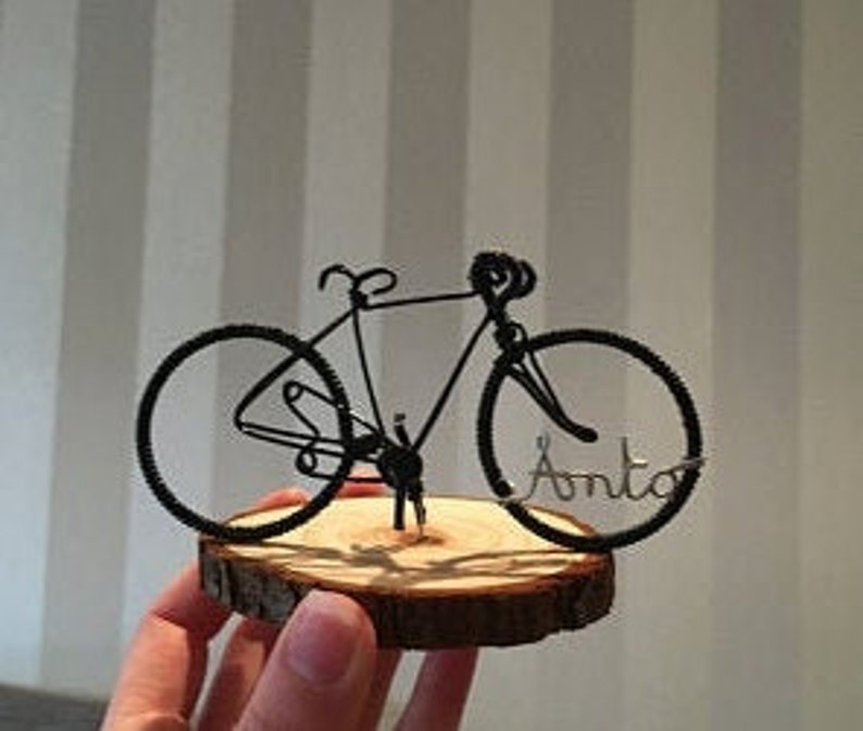 Gift for cyclists, Fathers Day Gift. Bicycle Gift. Black