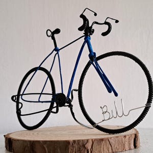 Gift for cyclists. Fathers Day bike gift. cyclist birthday topper and keepsake.