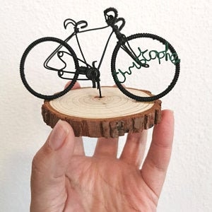 Cadeau pour cyclistes, Cadeau de Noël dornement de vélo. image 10