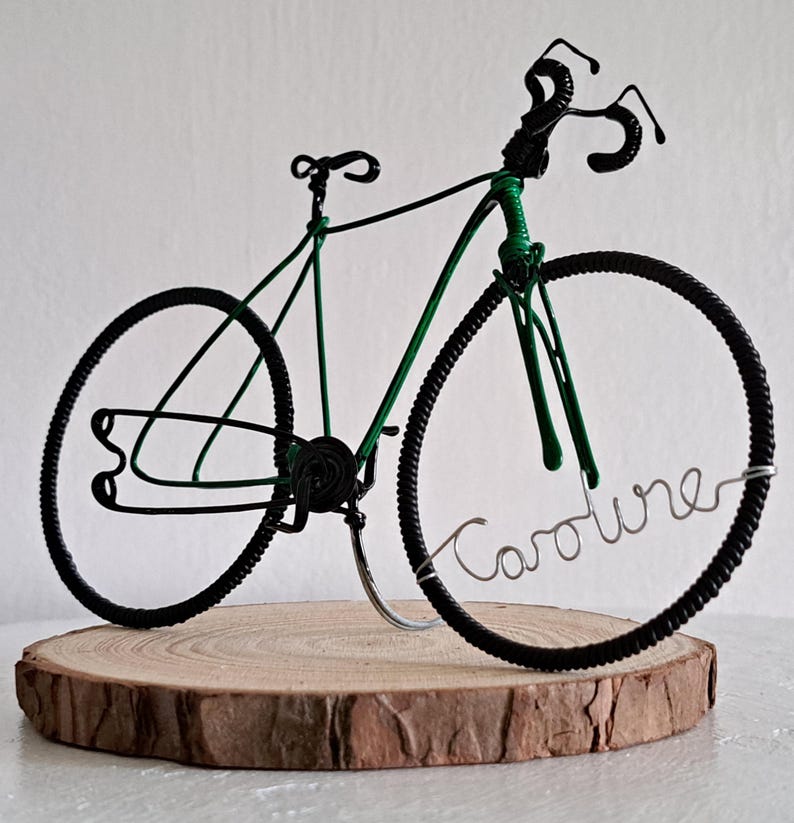 Gift for cyclists. Fathers Day bike gift. cyclist birthday topper and keepsake.