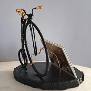 Visitenkartenhalter, Geschenk für Radfahrer, Tischdeko fürs Büro, Geschenk für Ihn.