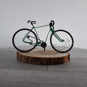 Cadeau pour cyclistes, Cadeau de Noël dornement de vélo. Vert