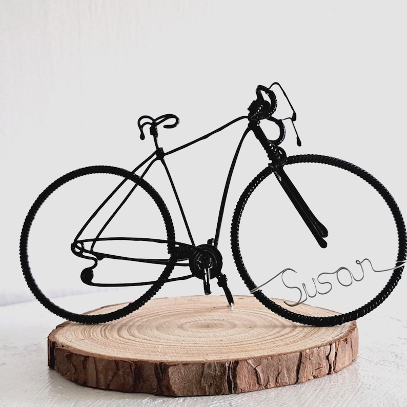 Gift for cyclists. Fathers Day bike gift. cyclist birthday topper and keepsake.