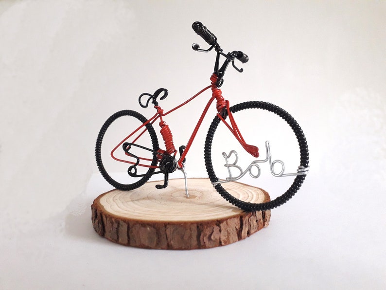 Gift for cyclists Personalised bicycle keepsake and Fathers Etsy