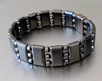 Great Value!  Classic Masculine Magnetic Triple Strand Bracelet with Super Strength Triple Neodymium Magnetic Clasp!! ~