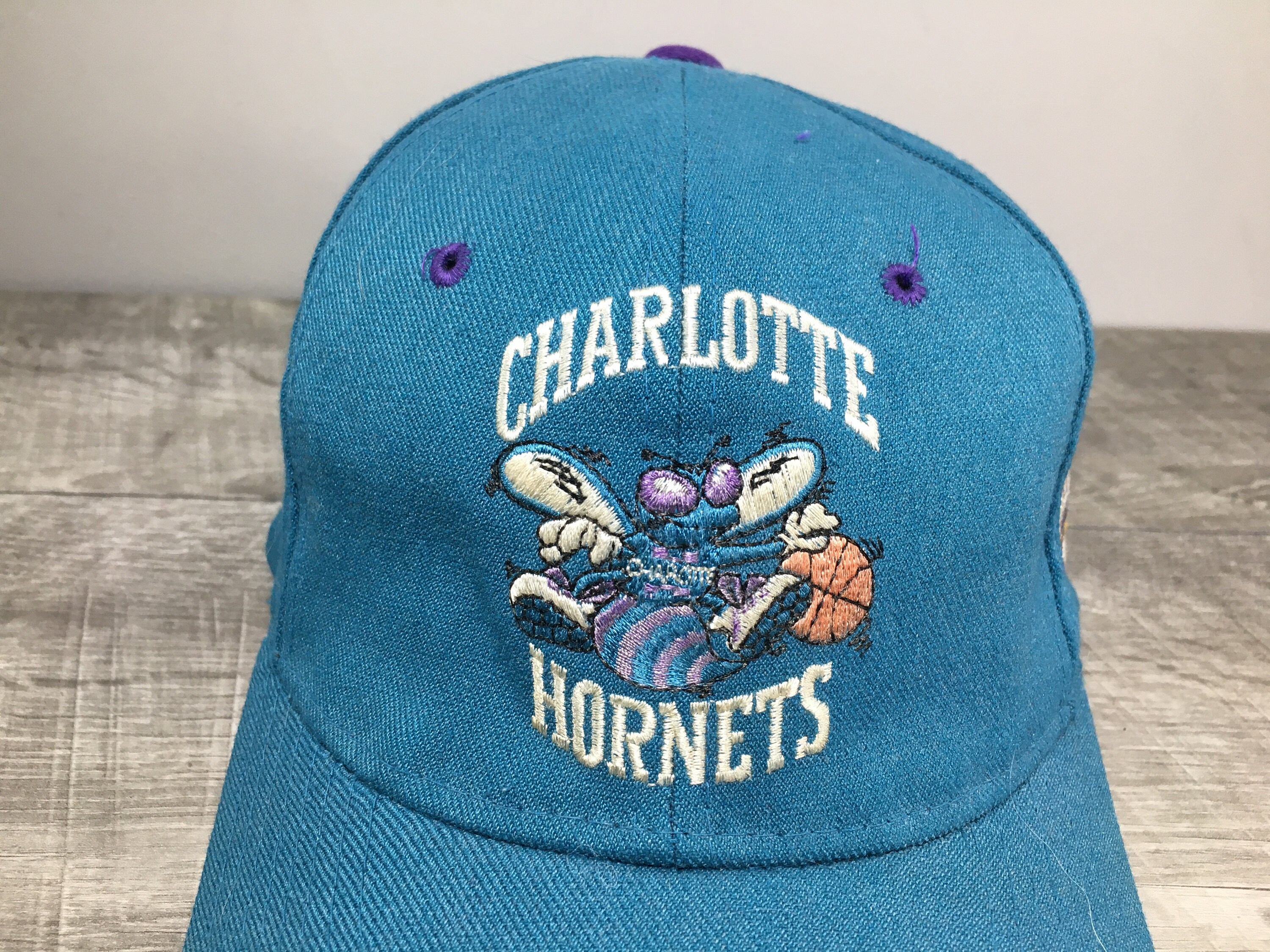 Vintage Charlotte Hornets Starter Starfit Hat Cap Fitted