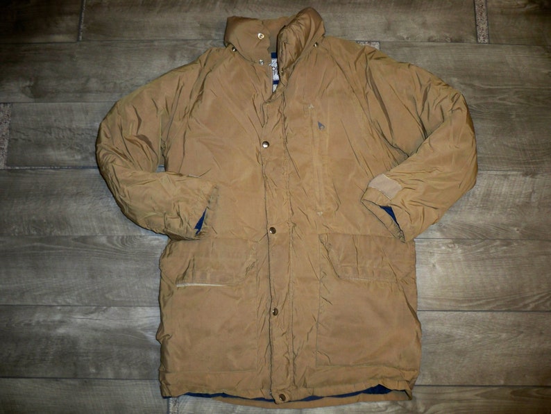 Vintage North Face Brown Label Puffer Puffy Mens Down Filled Etsy