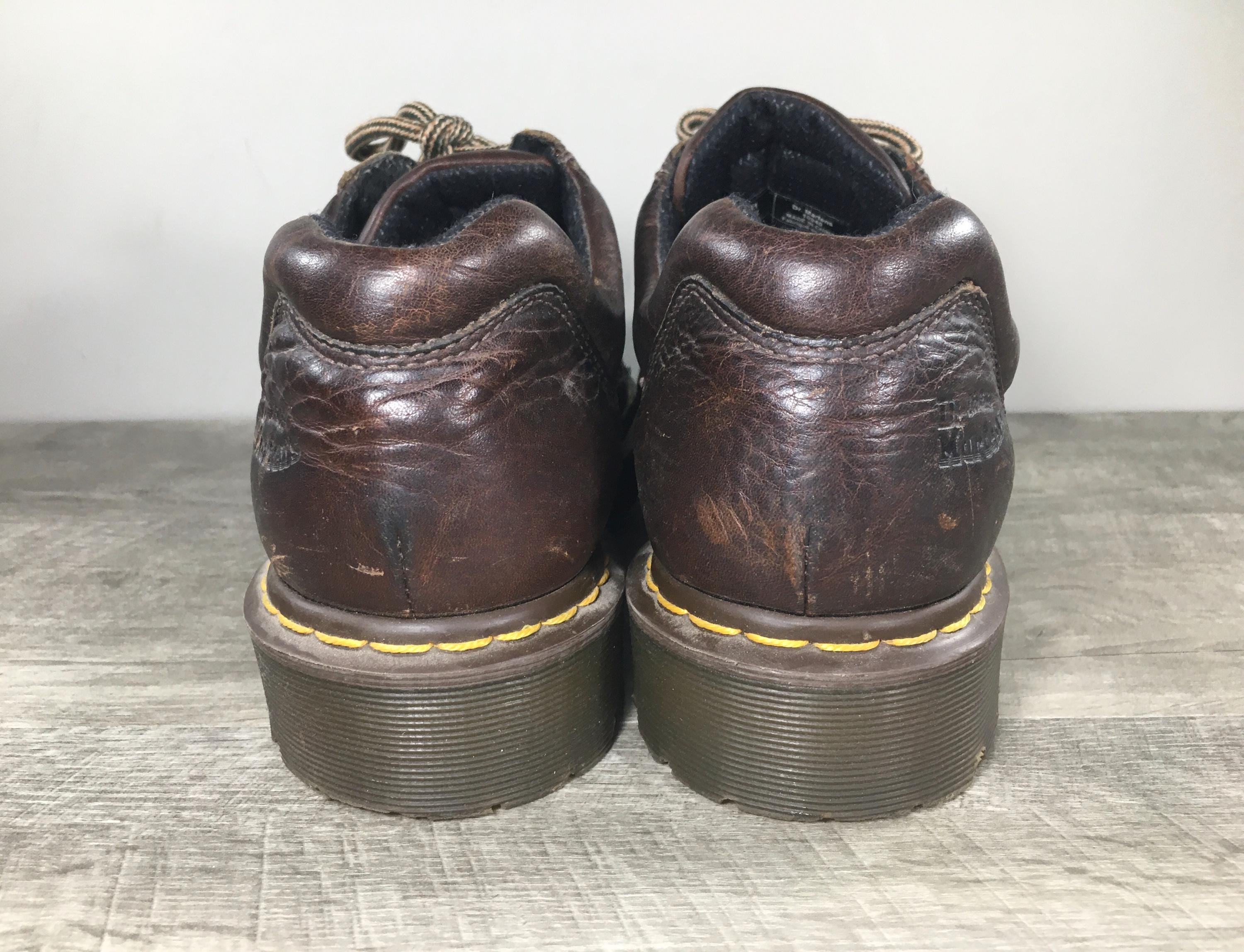 Vintage Dr. Docs Martens 10940 Brown Leather Chunky Lace up  display picture 3