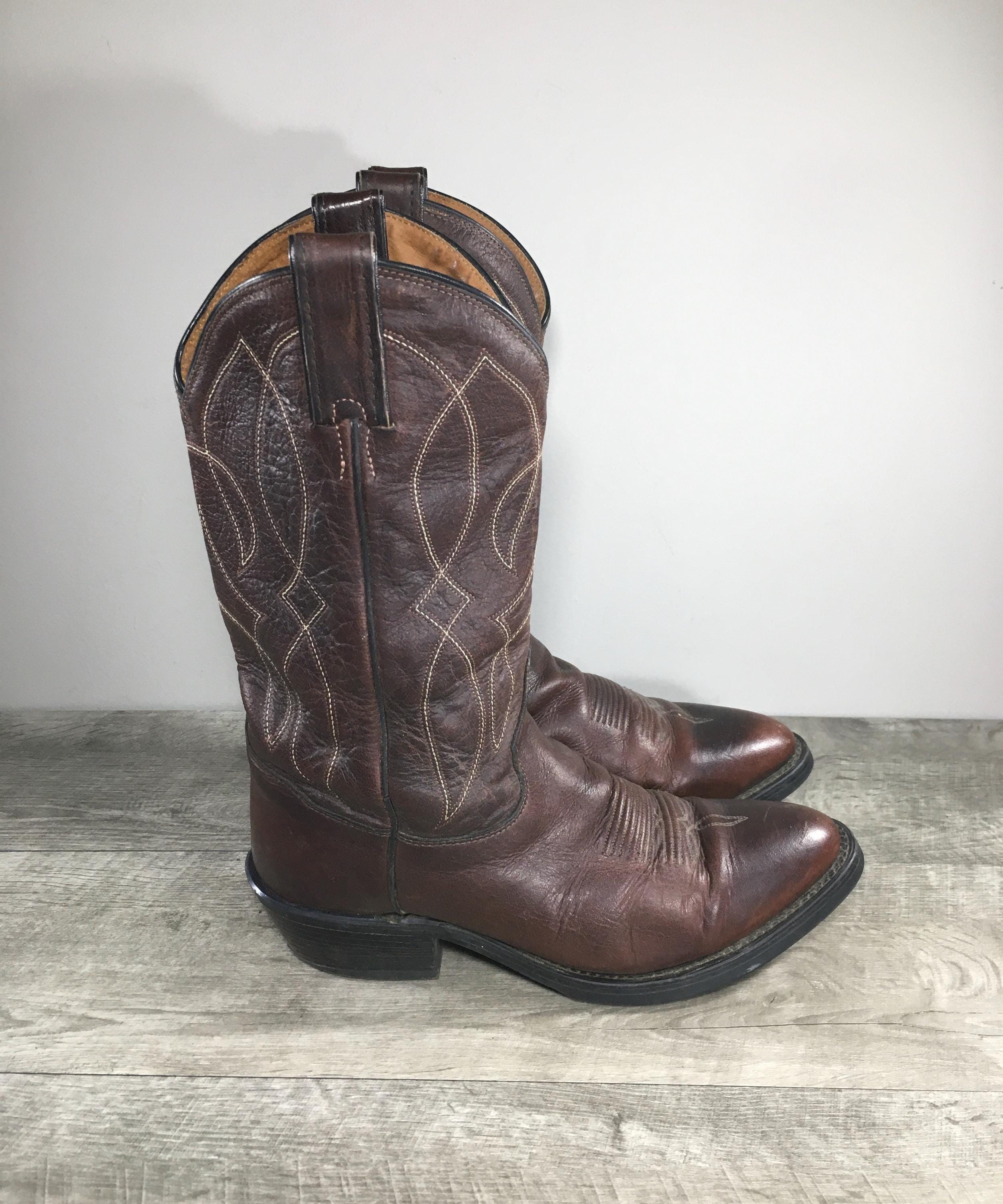 トニーラマ EXTL13 ローパー カウハイド メンズ ブラウンレザー