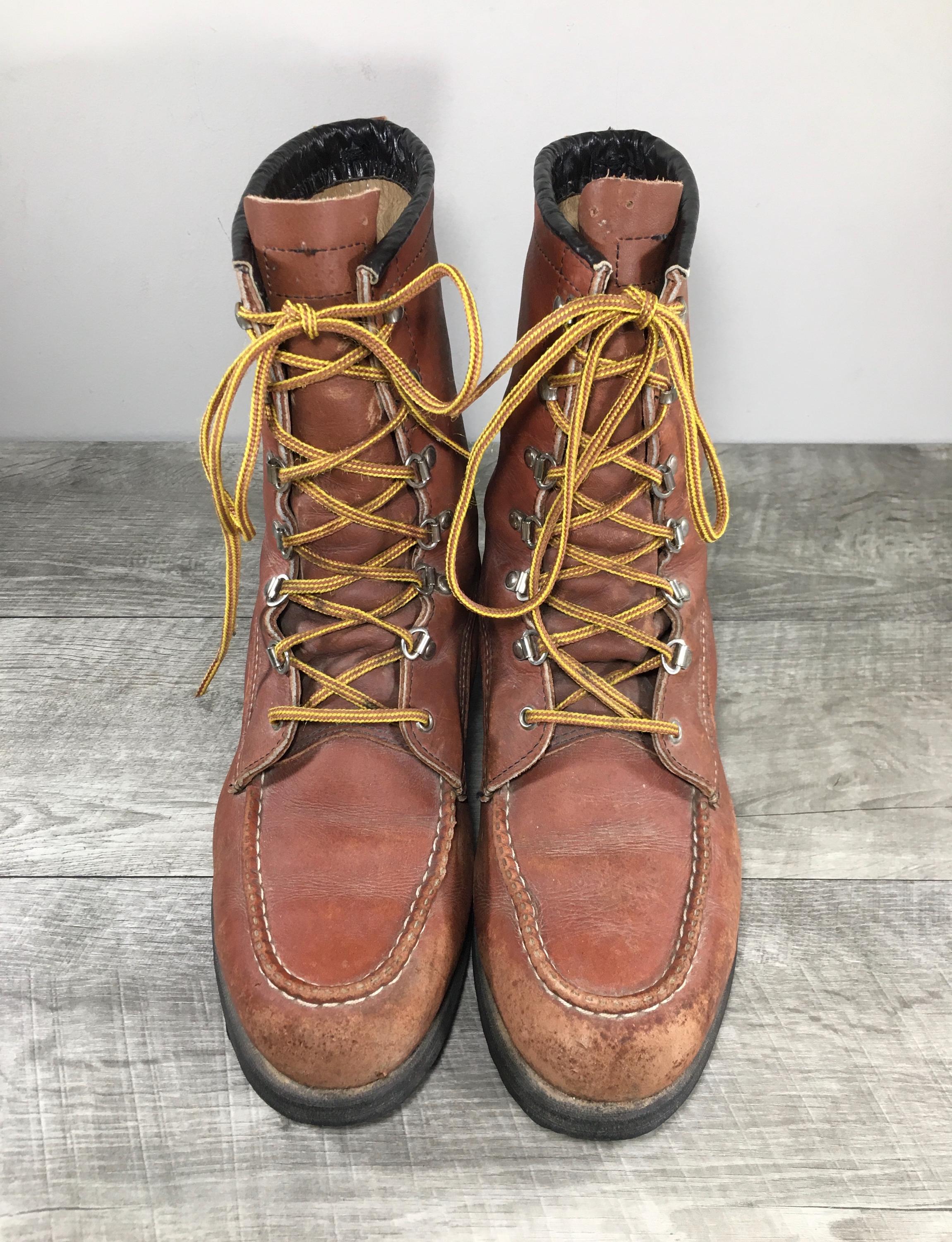 Vintage Field & Stream 989 Mens Upland Soft Moc Toe Work Hunting Boots Size 8 D Vintage Field & Stream 989 Mens Upland Soft Moc Toe Work  main image 3