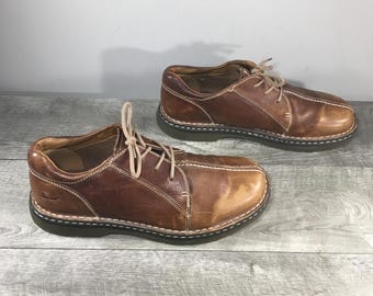 Vintage Dr Martens Split Toe Leather Oxford Mens 12‎ Dr. Martens Vintage Brown Leather Split Toe 11232 Oxfords  main image 3