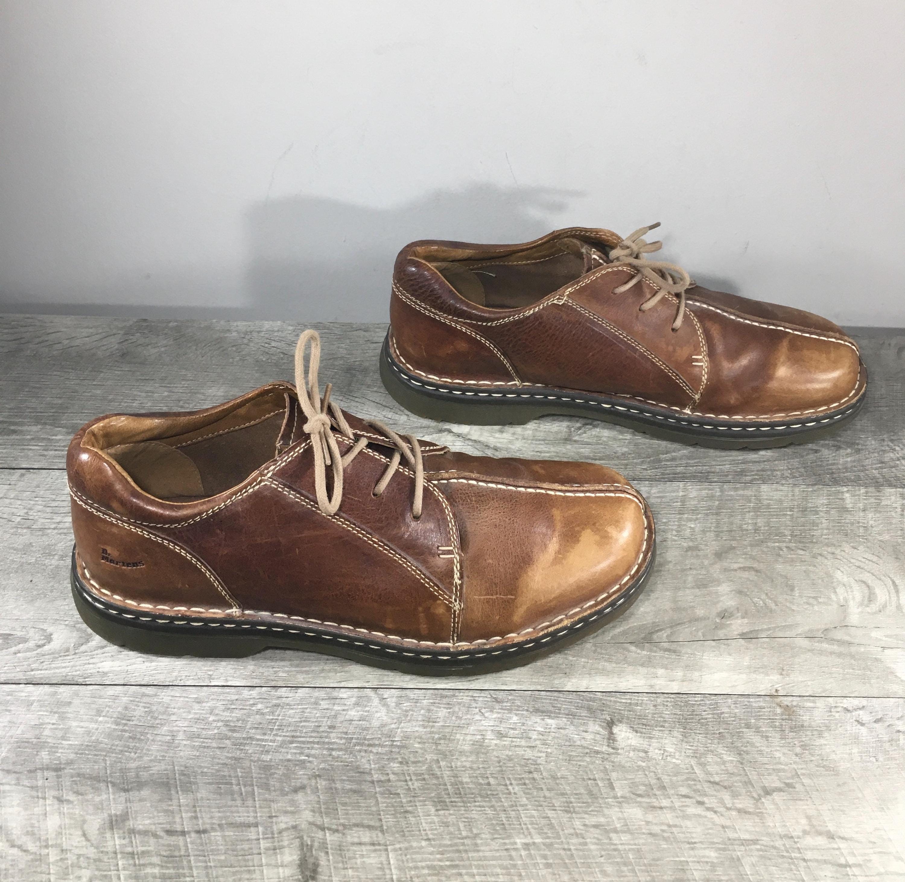 Vintage Dr. Docs Martens 8B16 Ripley Split Toe Leather Lace up