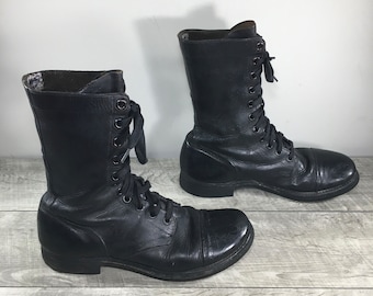Vintage Kenneth Cole Reaction Mens Black Leather Lace up  display picture 2