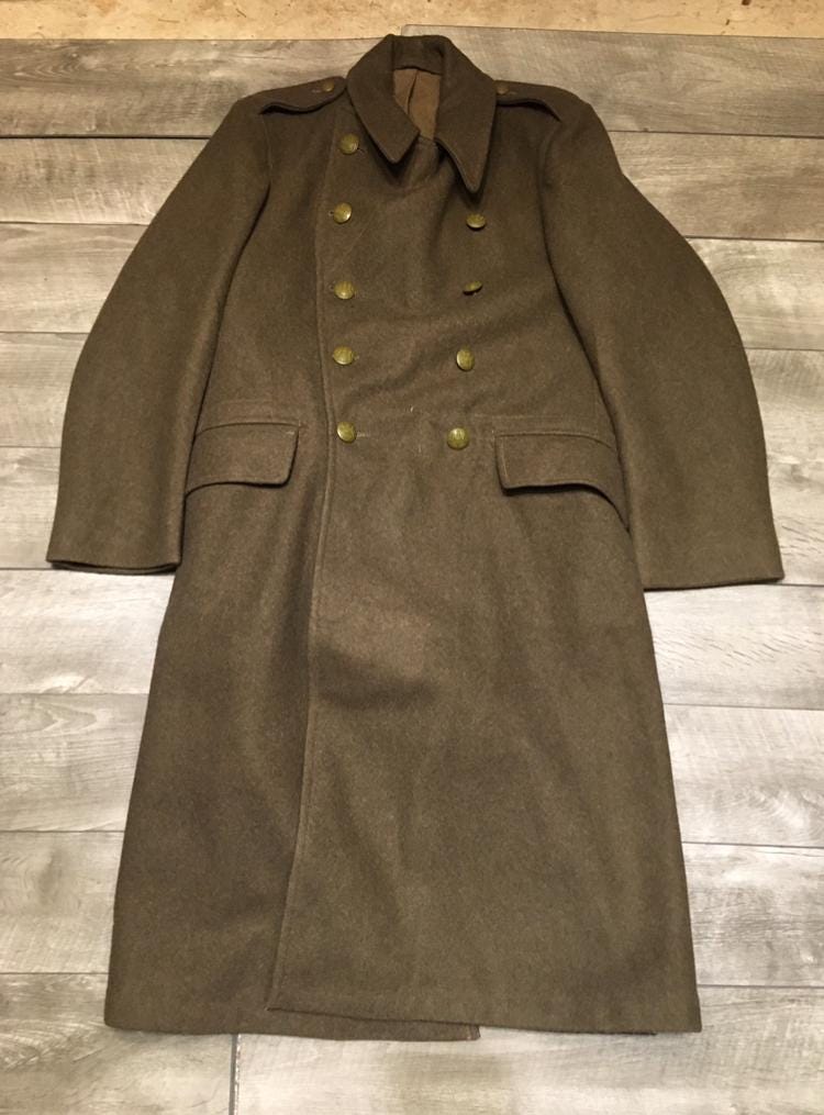 ジャケット・アウター 50s British Military Greatcoat VTG Rare 1950's British Army Overcoat - Rare XXL size | gb-revivals