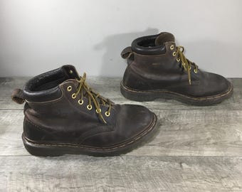 Dr Martens Made in England, 7 Hole Industrial Steel Toe Boots