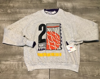 Los Angeles Lakers Vintage 2000's NBA Crewneck Sweatshirt 2XL / Sand