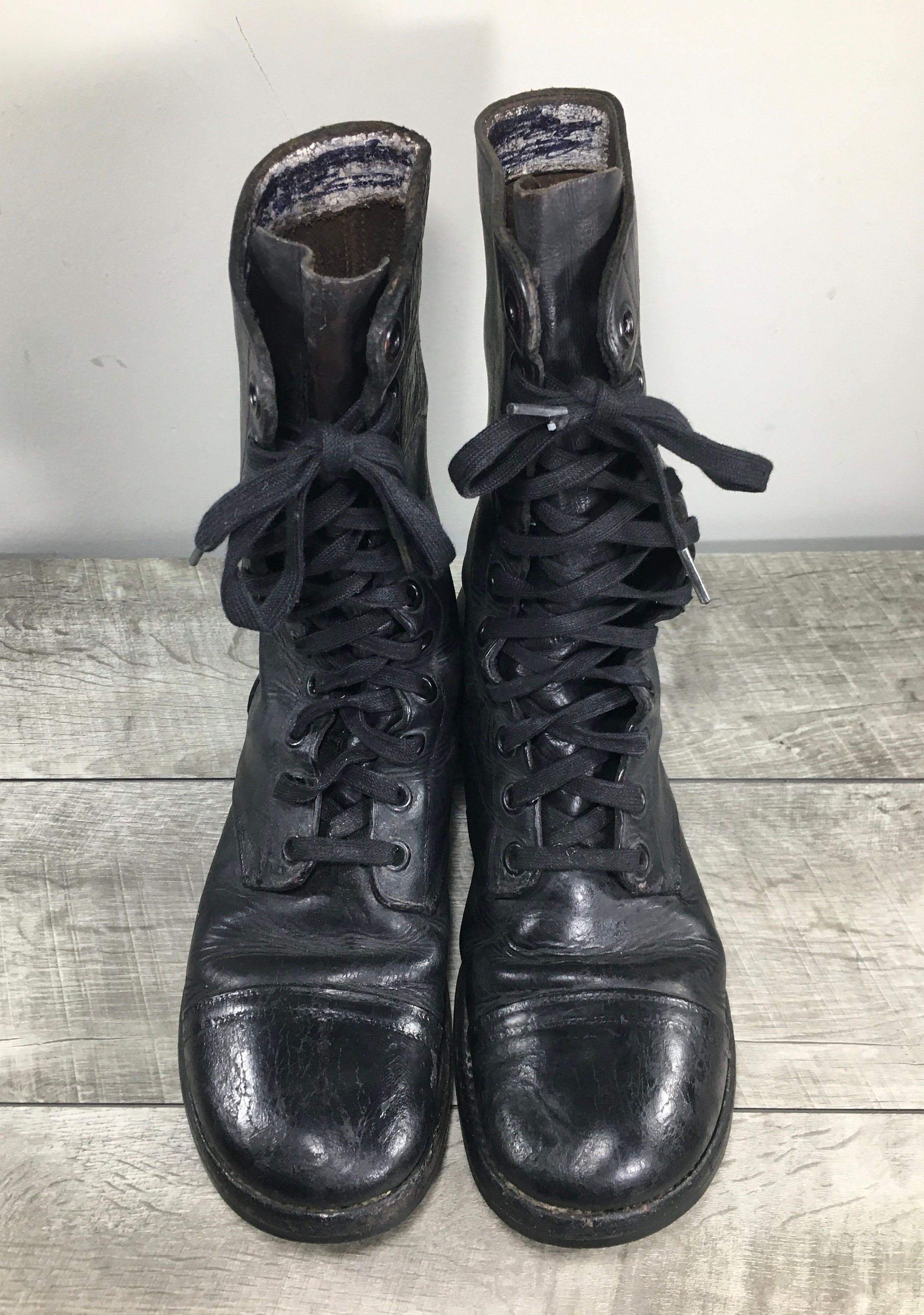 Vintage 1963 US Military Combat Boots Vietnam Era DSA Contract B.F. Goodrich Vintage 1980 main image 3