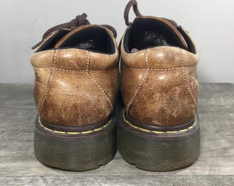 Vintage Dr. Martens Chunky 9764 Oxford Brown Leather Shoes  display picture 3