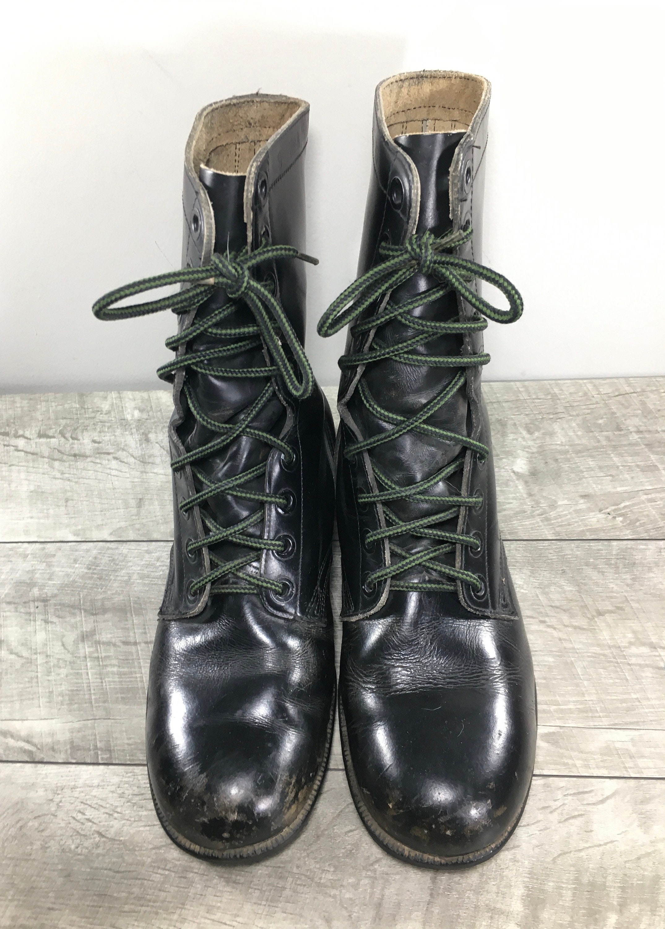 Vietnam War Era 5-76 Military Soft Toe Boots Leather Combat Vintage Men’s Size 9 Vietnam War Era 5-76 Military Soft Toe Boots Leather Combat  main image 3