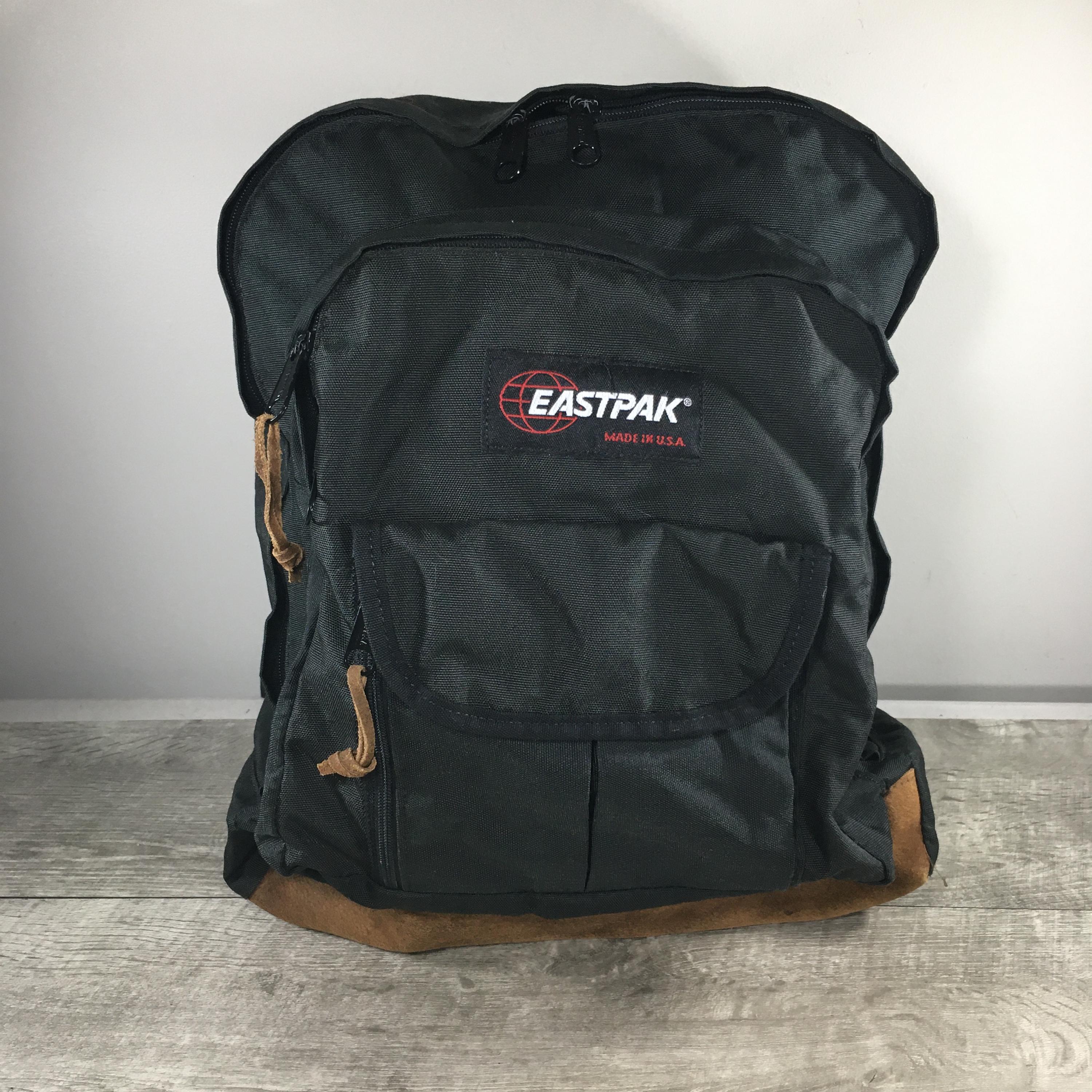 ヴィンテージ　Eastpak USA製　バックパック　ブラック Eastpak Vintage Bag - Etsy