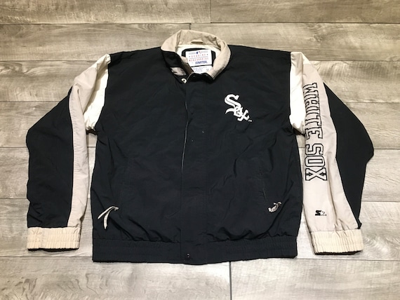【STARTER】 White sox jacket sizeL Vintage Chicago White Sox Starter Full Zip Baseball Jacket