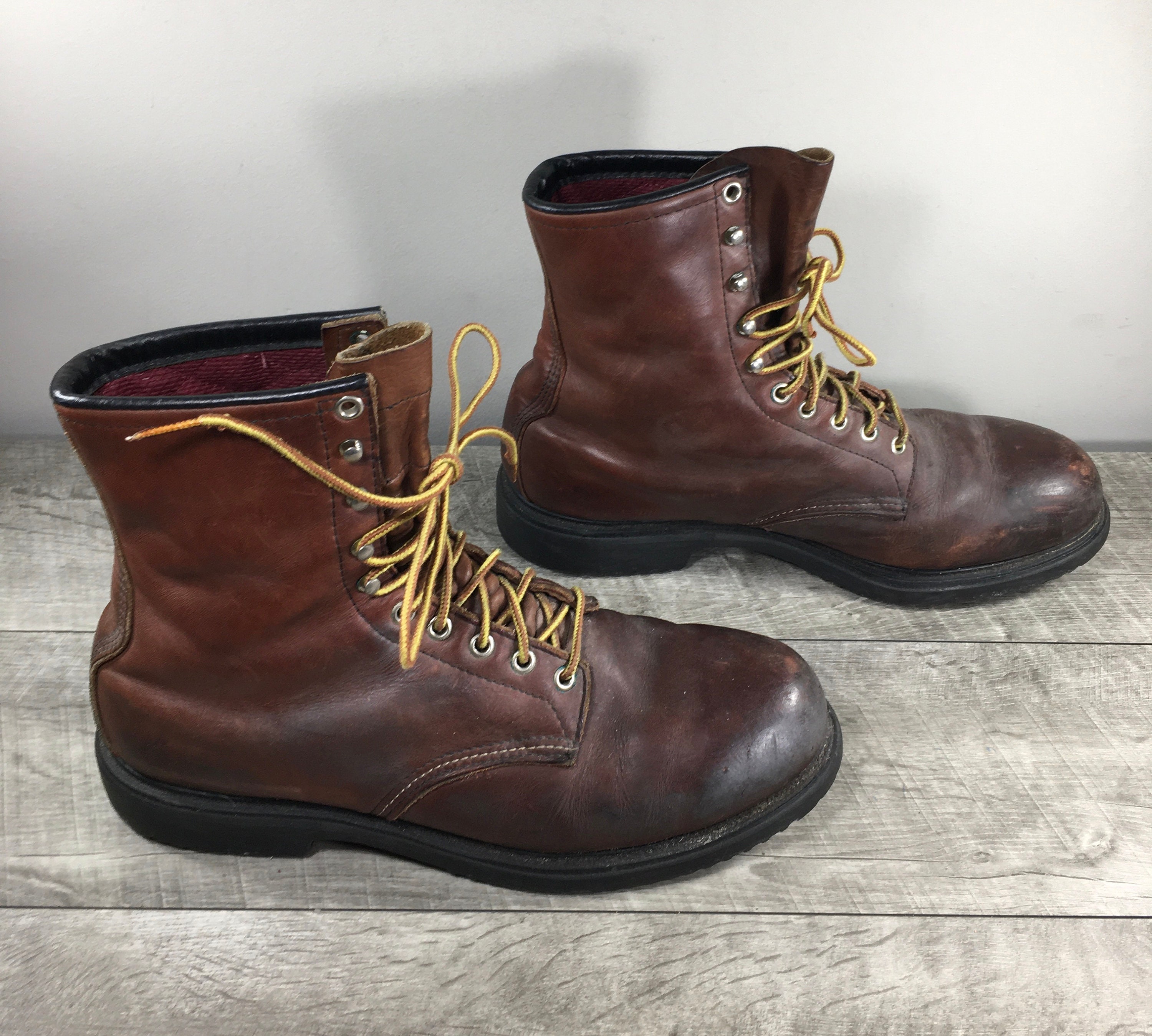 Red Wing Boots 10.5 - Etsy
