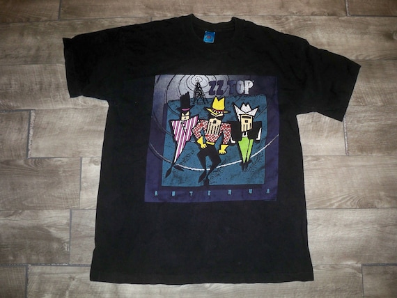 Vintage Fruit of the Loom ZZ Top World Tour Tee Shirt 94