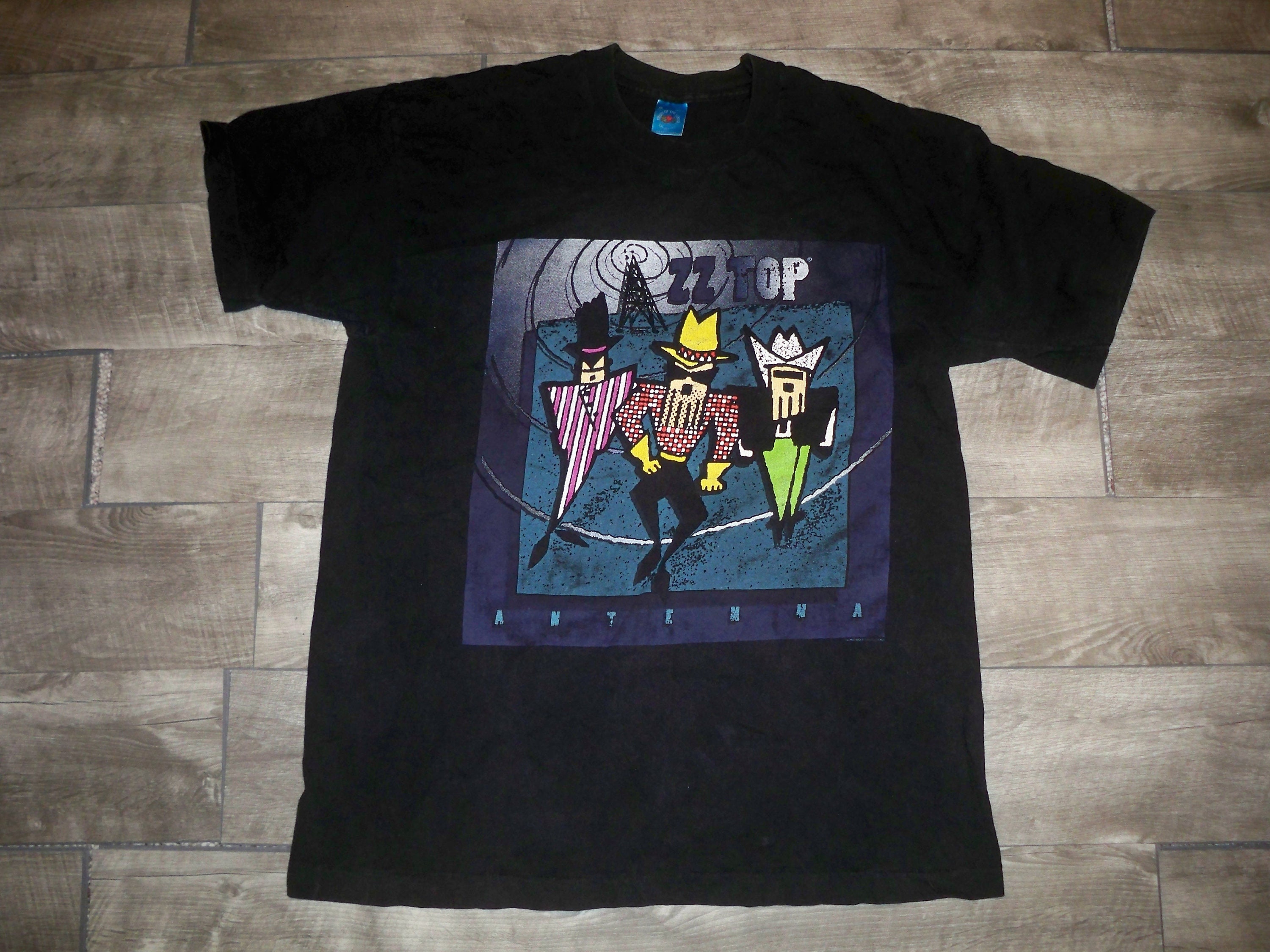 Vintage Fruit of the Loom ZZ Top World Tour Tee Shirt 94