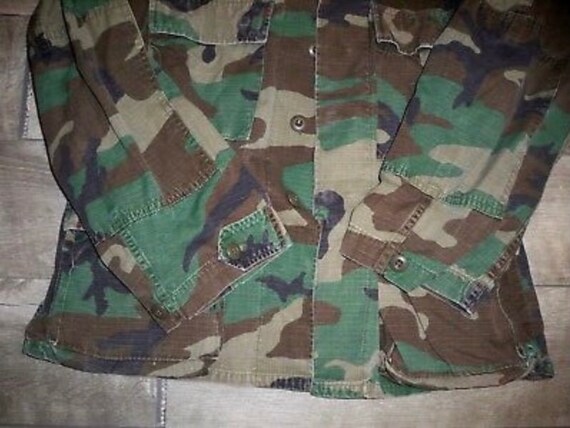 1990's Vintage US Army Woodland Hot Weather Camo … - image 3