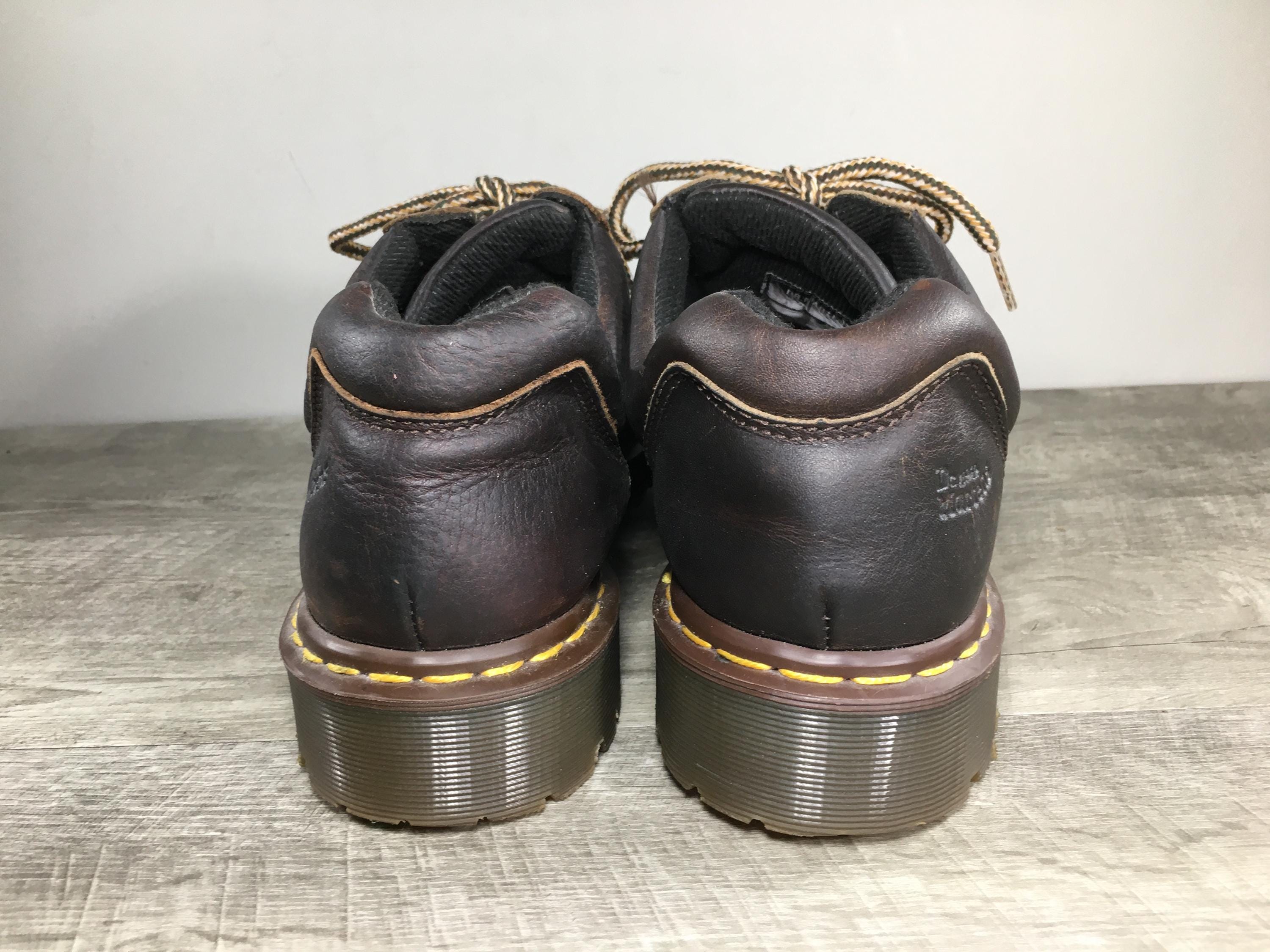 Dr. Martens iSlip Grizzly Brown Leather Oxfords Men’s Size 12 Casual Normcore Dr Martens 3989 Bark Grizzly Brogue Size 5 - Etsy main image 2