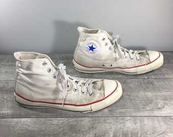 Vintage CONVERSE Chucks All Star Tan Canvas High Top Men's Shoes