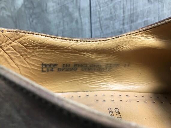 Vintage Dr. Martens Doc D7298 Derby Leather Mens Oxfords Shoes Size UK 11 US 12 Vintage Dr. Martens Doc D7298 Derby Brown Leather Mens  main image 3