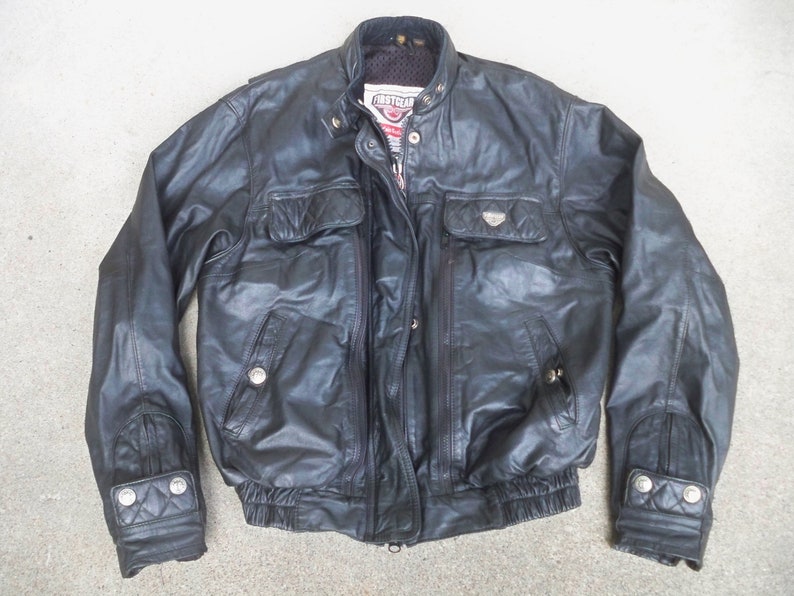 Vintage First Gear By Hein Gericke Black Leather Image 0