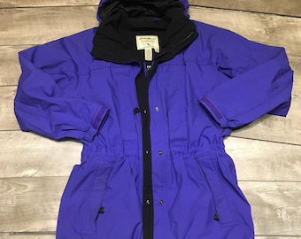 Vintage 80s Eddie Bauer Gore-tex Womens M Jacket Teal Blue - Etsy