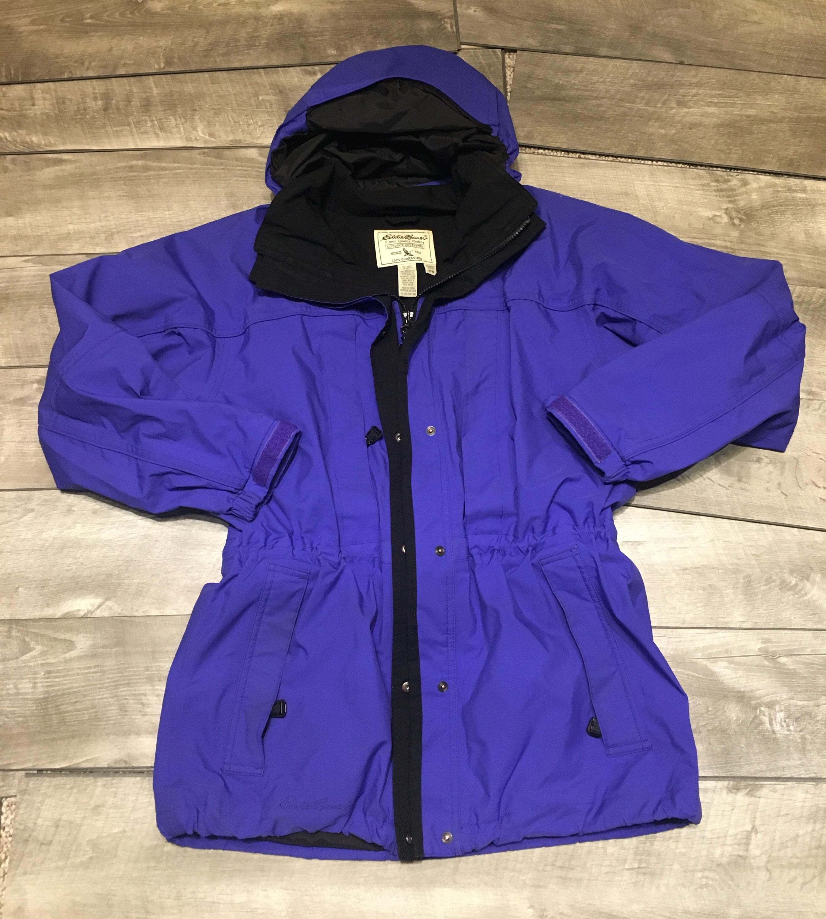 Vintage Eddie Bauer Gore-tex Waterproof Purple Rain Windbreaker Vintage Eddie Bauer Gore-tex Waterproof Purple Rain Windbreaker