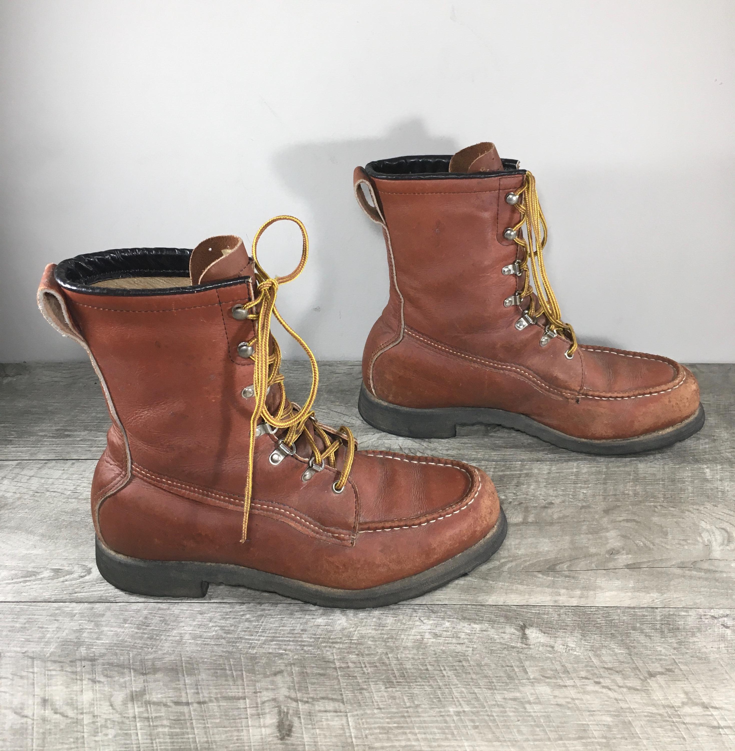 Boots Vibram Leather Boots Wood N Stream Hunting Boots Vintage