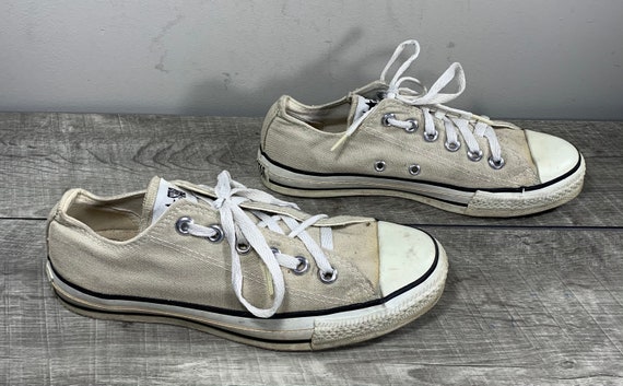 Vintage CONVERSE All Star Gray Made in USA Low Top Sneaker Tennis