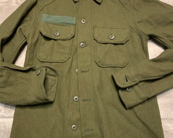 Vintage Post Vietnam US Army OG-108 Wool Cold Weather Field
