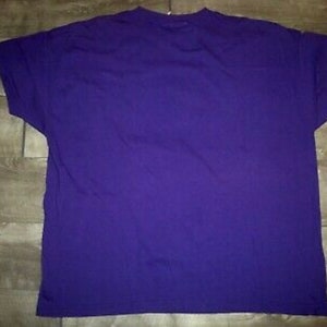 Vintage 1990s Winnie The Pooh HUGE Purple Print T Shirt Tee Adult Size XL Xlarge image 5