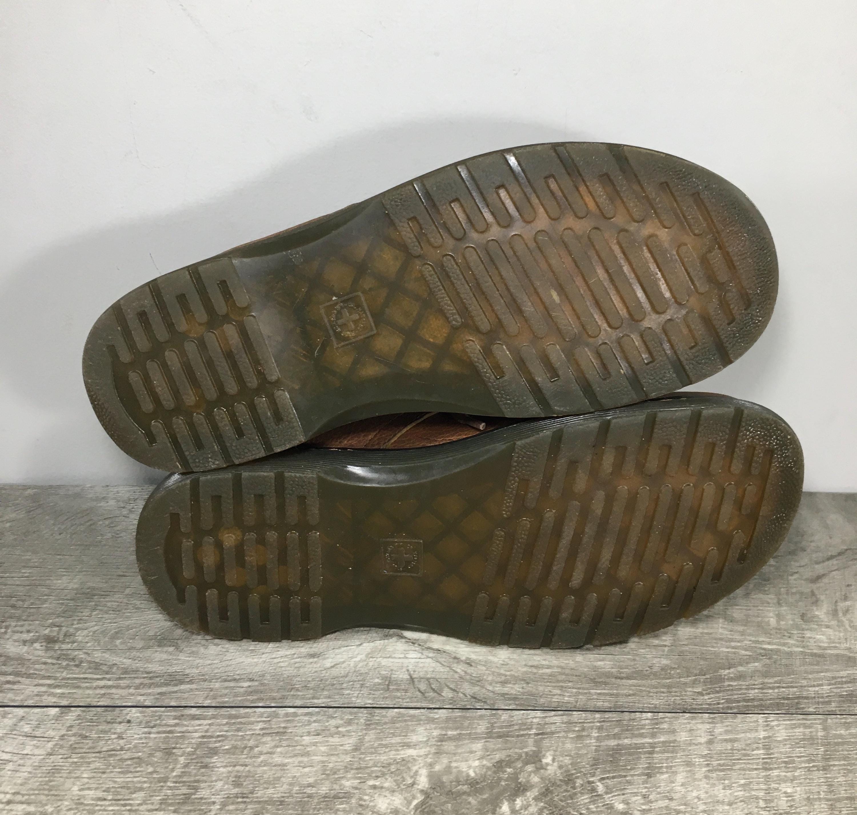Mens Dr. Martens Bexley Docs Derby Distressed Brown Leather Shoes Size UK 8 US 9 Mens Dr. Martens Bexley Docs Derby Distressed Brown Leather  main image 2