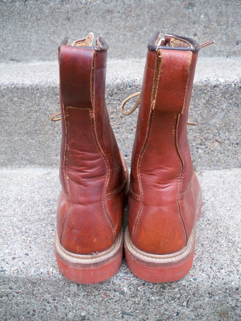 Vintage John C Roberts Leather Sport Birding Hunting Chore Work Wear Men/'s Boots Size 8.5 Made in USA