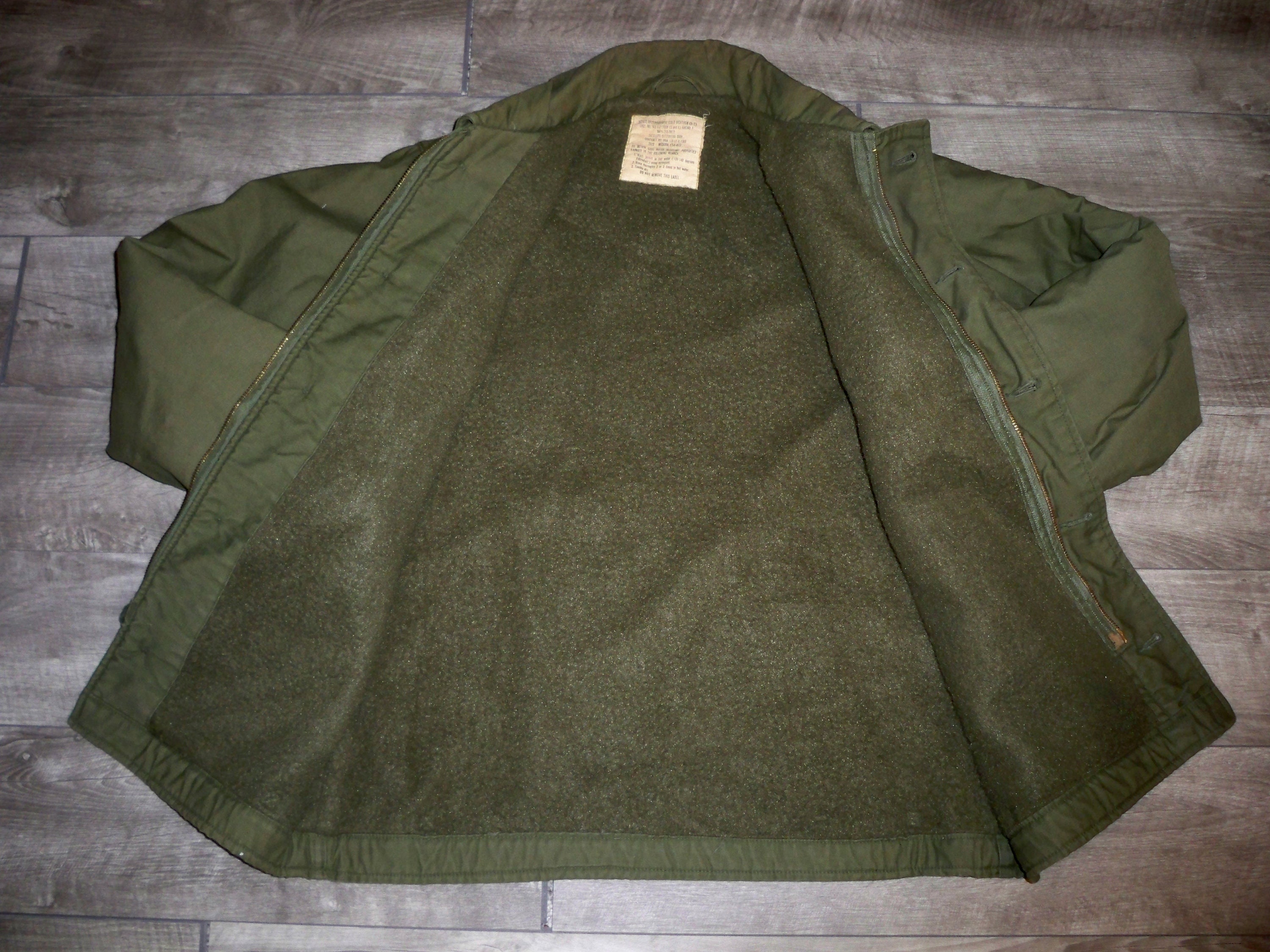 Vintage Vietnam Era 1967 US NAVY Deck Permeable A-2 Deck