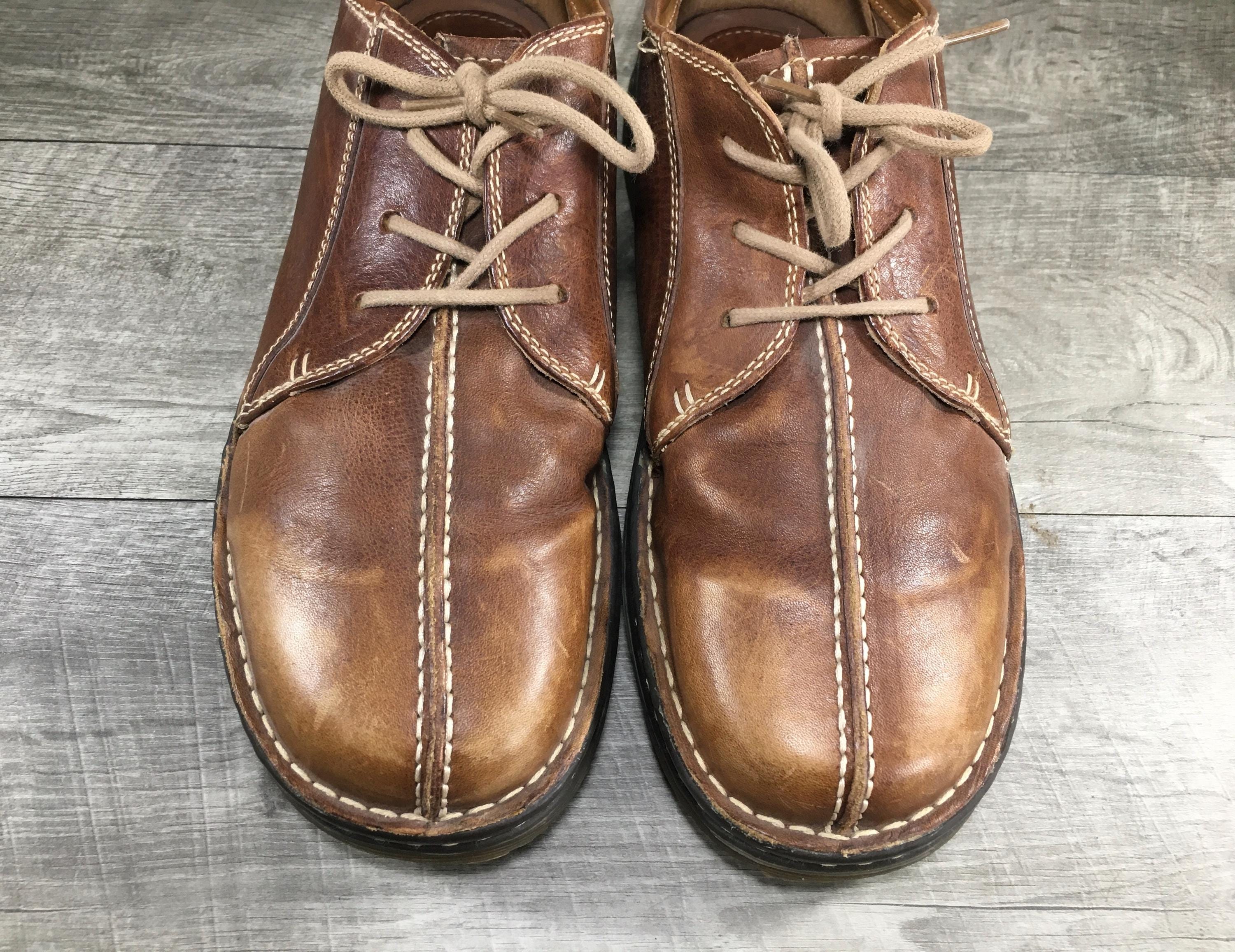 Vintage Dr. Docs Martens 8B16 Ripley Split Toe Leather Lace up