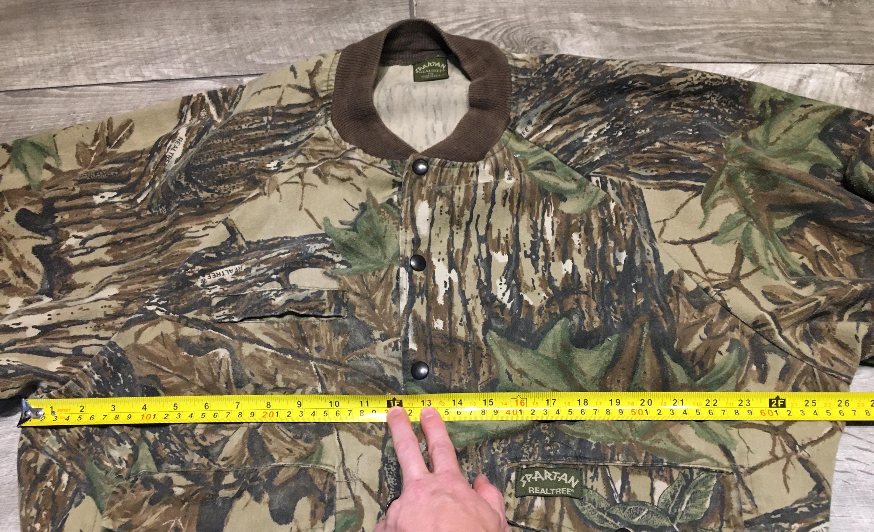 ジャケット・アウター SPARTAN REALTREE CAMO hunting jacket Vintage Spartan Realtree Jacket Mens XL Hunting Utility