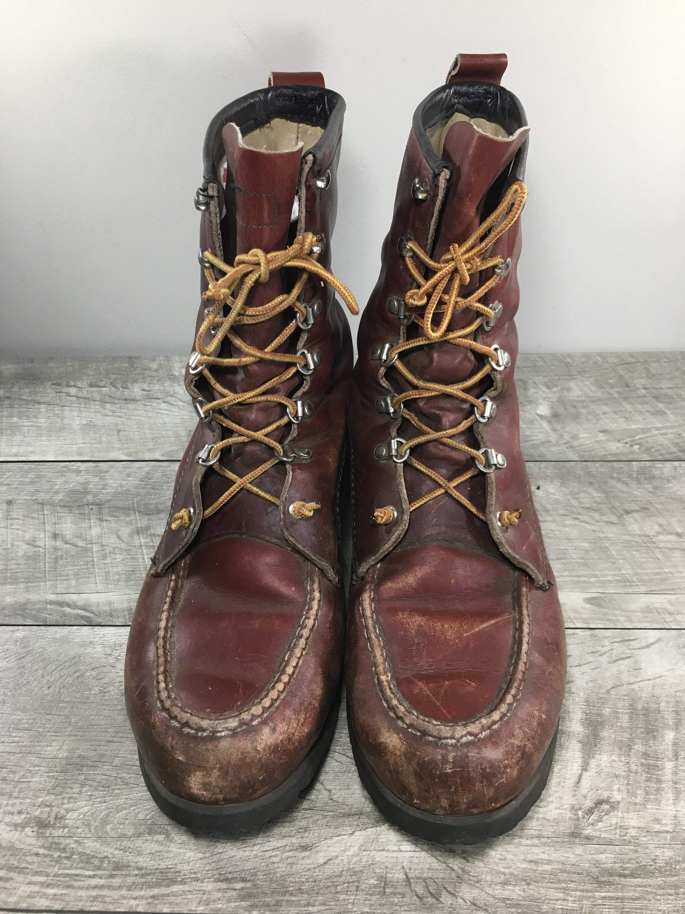 Vintage Mason Chippewa Work Sport Hunting Leather Men's Soft Moc