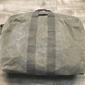 Vintage Kit Bag Flyers Sage Green US Military Duffel Pilot