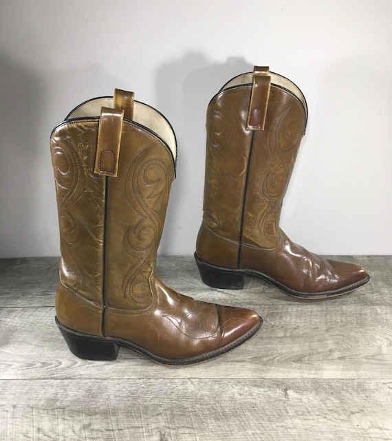 Vintage Acme Motorcyle Boots Vintage ACME BOOTS 11.5 D VINTAGE MOTORCYCLE BOOTS 11.5  main image 2