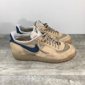 Vintage 1982 80s Nike Lava Dome Mens Leather Trainers Sneakers Kicks Shoes Tamanho 7.5 Fabricado nos EUA
